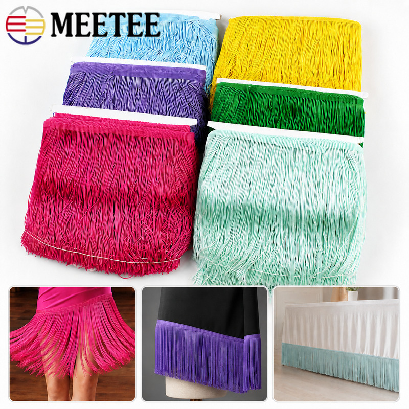 Fringe Ribbon Sewing - شريط زخرفي بشرّابات 10-30 سم للفساتين