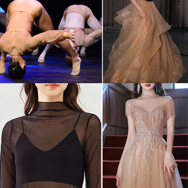 150x100 سنتيمتر مرونة عالية قو - مراجعة Crystal Mesh Fabric وسعره