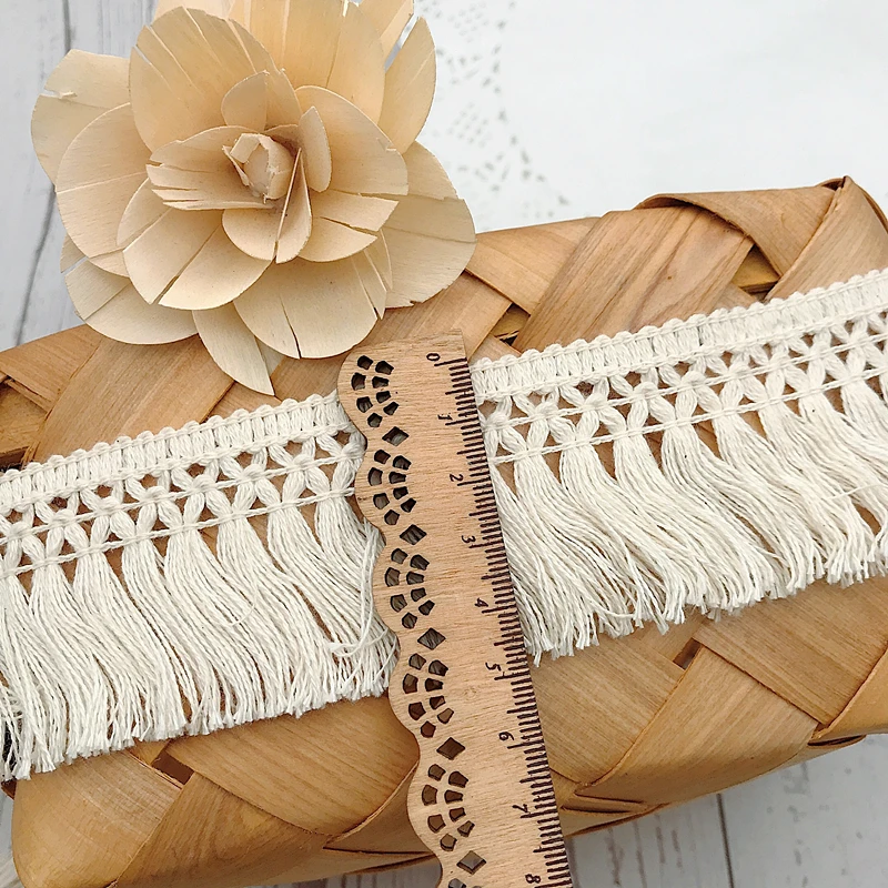 شريط دانتيل قطني بيج بطول 10 ي - مراجعة Fringe Ribbon Sewing وسعره