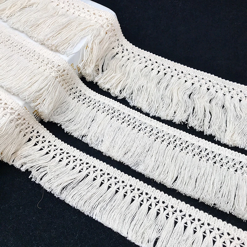 شريط دانتيل قطني بيج بطول 10 ي - مراجعة Fringe Ribbon Sewing وسعره