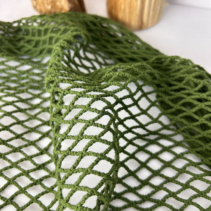 قماش شبكي من القطن والكتان بفت - مراجعة Crystal Mesh Fabric وسعره